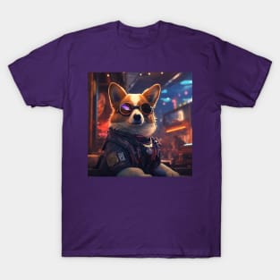 Cyberpunk Corgi T-Shirt